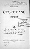 České daně 1517-1652