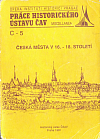 Česká města v 16.-18. století
