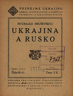 Ukrajina a Rusko obálka knihy