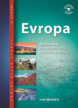 Evropa - školní atlas obálka knihy