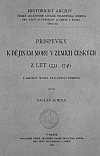 Příspěvky k dějinám moru v zemích českých z let 1531-1746
