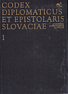 Codex diplomaticus et epistolaris Slovaciae 1