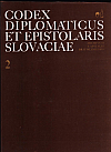 Codex diplomaticus et epistolaris Slovaciae 2
