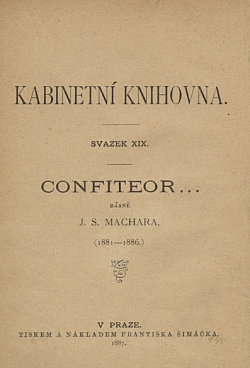 Confiteor... (1881-1886)