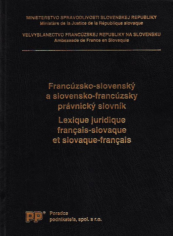 Francúzsko-slovenský a slovensko-francúzsky právnický slovník
