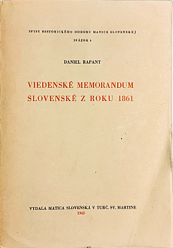 Viedenské memorandum slovenské z roku 1861