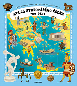 Atlas starověkého Řecka pro děti obálka knihy