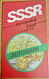 SSSR, evropská část - automapa