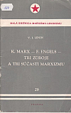K. Marx - F. Engels - Tri zdroje a tri súčasti marxizmu
