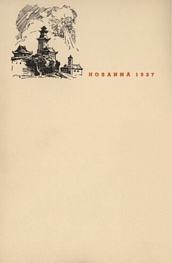 Hosanna 1937