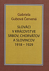 Slováci v Kráľovstve Srbov, Chorvátov a Slovincov v rokoch 1918-1929