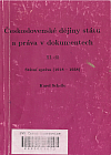 Československé dějiny státu a práva v dokumentech. III. díl, Státní správa (1918-1938)