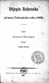 Dějepis Rakouska od míru Vídeňského roku 1809