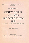 Český sněm a vláda před březnem 1848