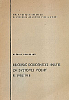 Uhorské robotnícke hnutie za svetovej vojny v r. 1914-1918