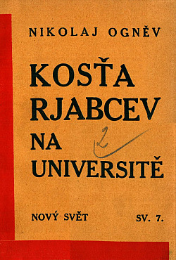 Kosťa Rjabcev na universitě