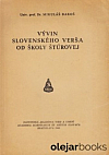 Vývin slovenského verša od školy Štúrovej