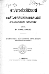 Státní zřízení a státoprávní postavení slovanských národův