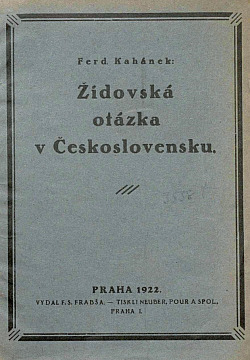 Židovská otázka v Československu