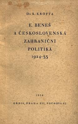 E. Beneš a československá zahraniční politika 1924-33