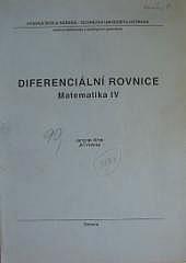 Diferenciální rovnice: Matematika IV