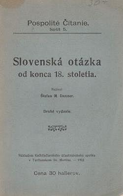 Slovenská otázka od konca 18. stoletia