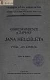 Korrespondence a zápisky Jana Helceleta