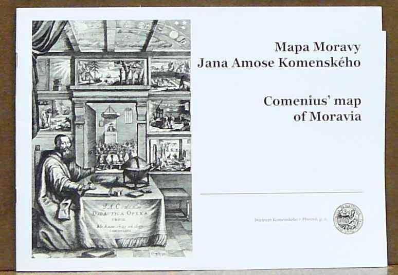 Mapa Moravy Jana Amose Komenského