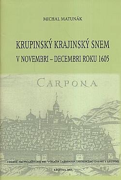 Krupinský krajinský snem v novembri - decembri 1605