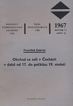Obchod se solí v Čechách v době od 17. do počátku 19. století