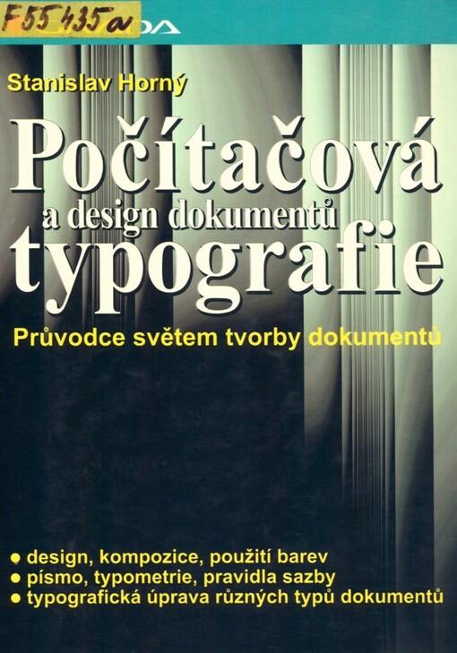 Počítačová typografie a design dokumentů