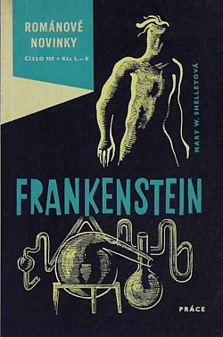 Frankenstein obálka knihy