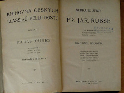 Sebrané spisy Fr. Jar. Rubeše obálka knihy