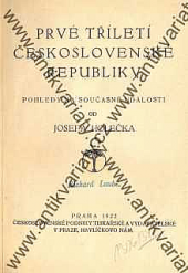 Prvé tříletí Československé republiky