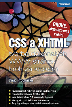 CSS a XHTML obálka knihy